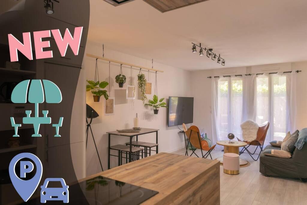 Superbe Appart Plein Centre Avec Parking & Jardin เมซ์ ภายนอก รูปภาพ